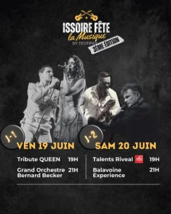 Issoire fête la Musique : deux jours de concerts gratuits en juin avec Queen, Balavoine et le casting The Voice