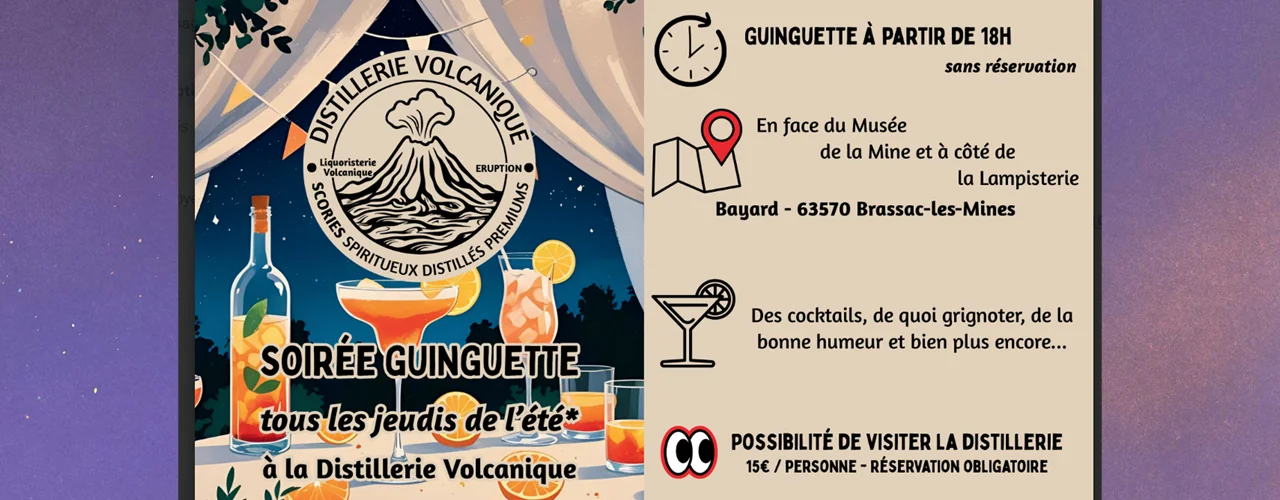 La Guinguette estivale de la Distillerie Volcanique