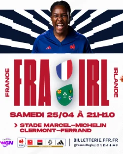 France VS Irlande : Tournoi des 6 Nations Féminin