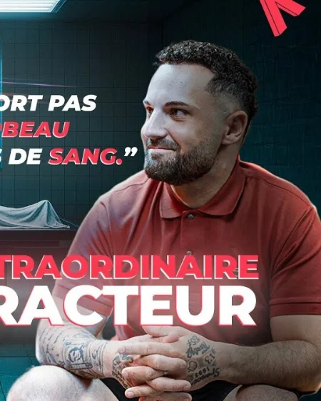 IL COTOIE LA MORT AU QUOTIDIEN… ET POURTANT, IL DEBORDE DE VIE