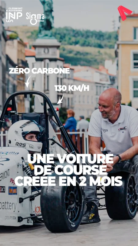 Une voiture de course créée en deux mois