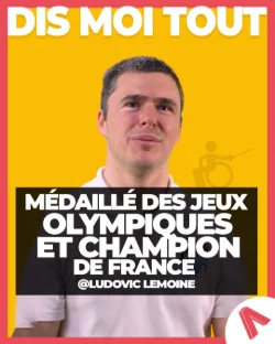 LUDOVIC LEMOINE : MÉDAILLÉ DES JEUX OLYMPIQUES ET CHAMPION DU MONDE