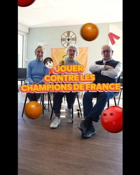 JOUER CONTRE LES CHAMPIONS DE FRANCE DE WII BOWLING