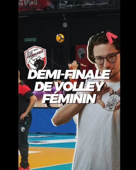 DEMI-FINALE DE LA COUPE DE FRANCE DE VOLLEY FÉMININ !