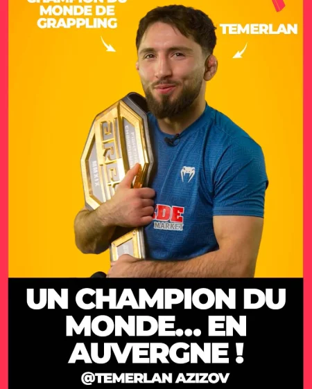 Azizov Temerlan est champion du monde de MMA et champion du monde de grappling. 🏆🔥
